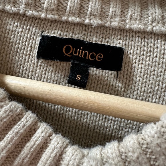 Quince Organic Cotton Cardigan - Cream - Picture 3 of 7